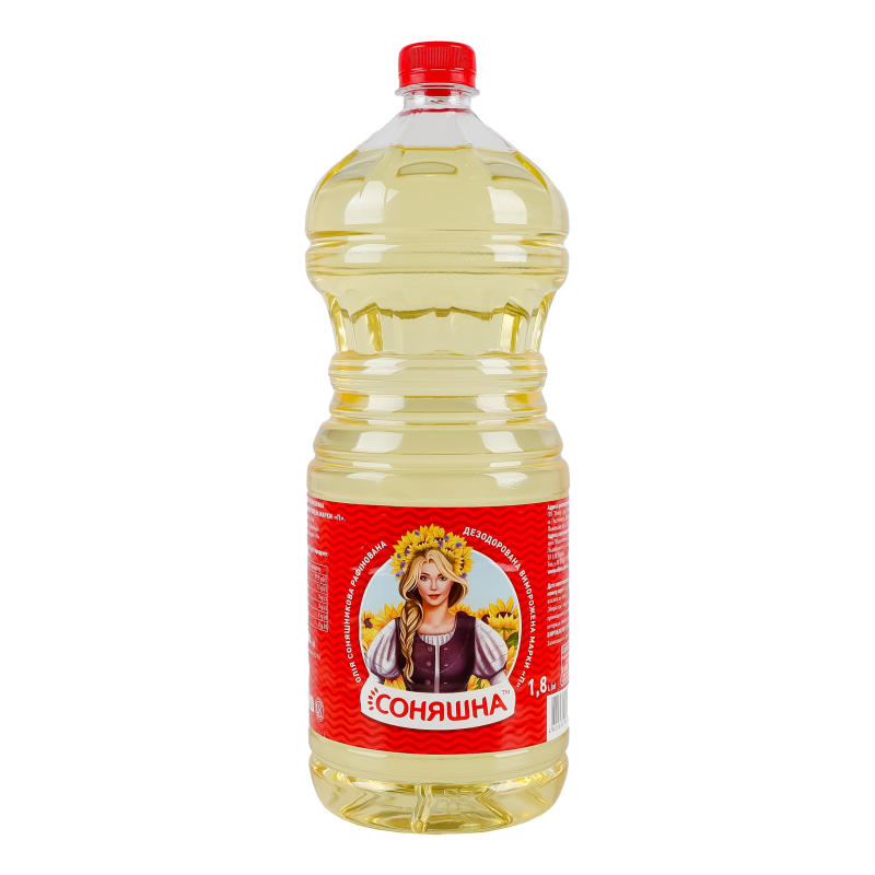 Олія Соняшна 1,8л рафінована