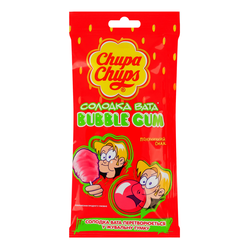 Жув гумка Chupa Chups 11г Бабл Сол Вата