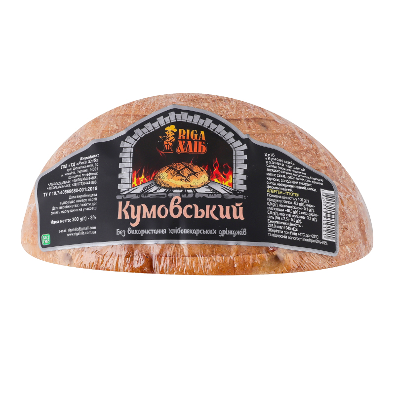 Хліб Riga Хліб 300г Кумовський