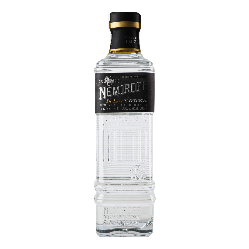 Горілка Nemiroff 0,5лPremium De Luxe 40%