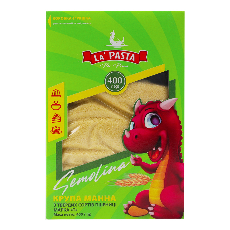 Крупа La Pasta 400г Манна