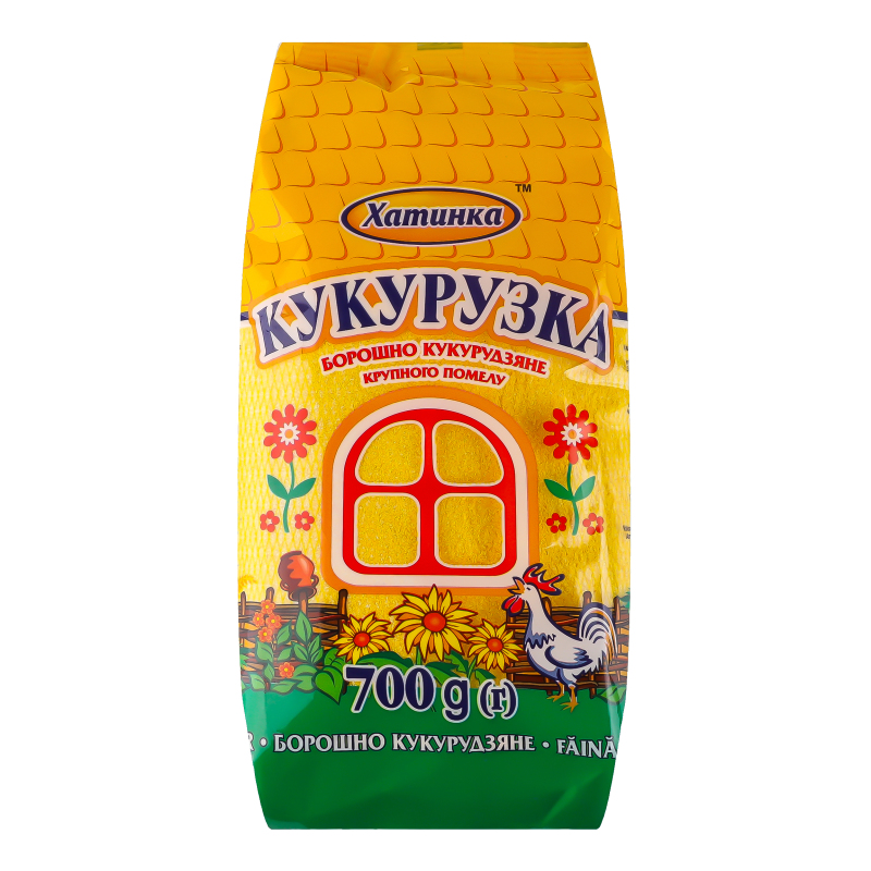 Борошно Хатинка 700г кукурудзяне