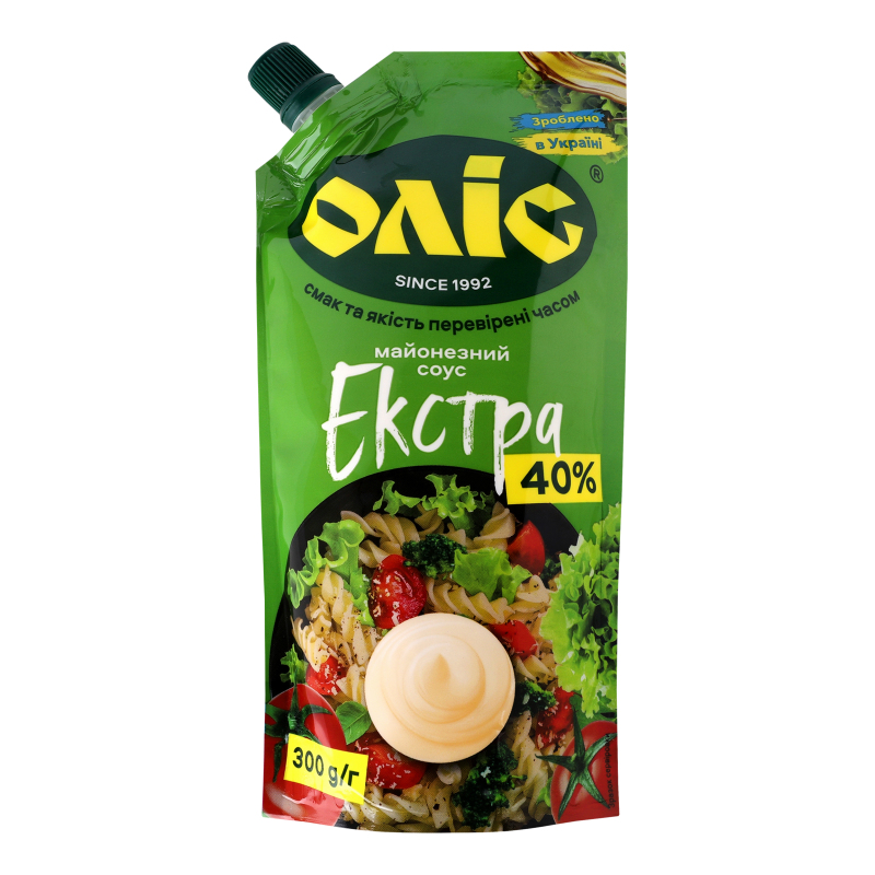 Майонезний соус Оліс 40% 300г Екстра д/п