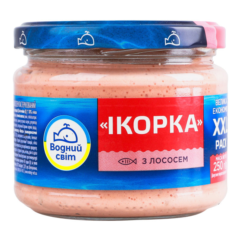 Паста ВоднийСвіт 250гІкорк Мойв з лосос