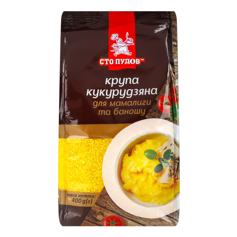 Крупа СтоПудов 400г Кукурудз Банош/мамал