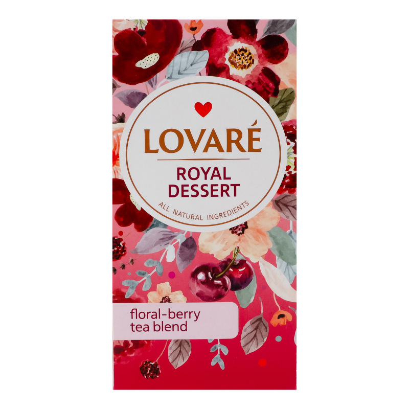 Чай Lovare 24шт*1,5г Королівський Десерт