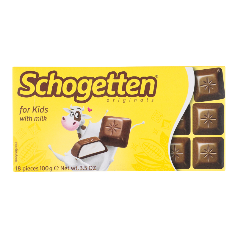 Шоколад Schogetten 100г For Kids