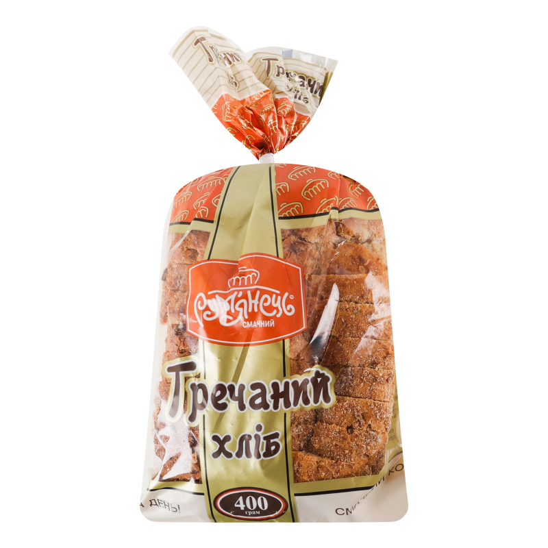 Хліб Румянець 400г Гречаний жит-пшен різ