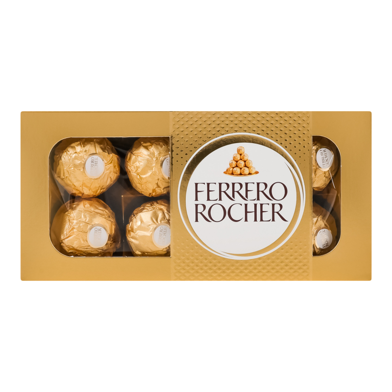 Цукерки Ferrero Rocher 100г Т8х8х1