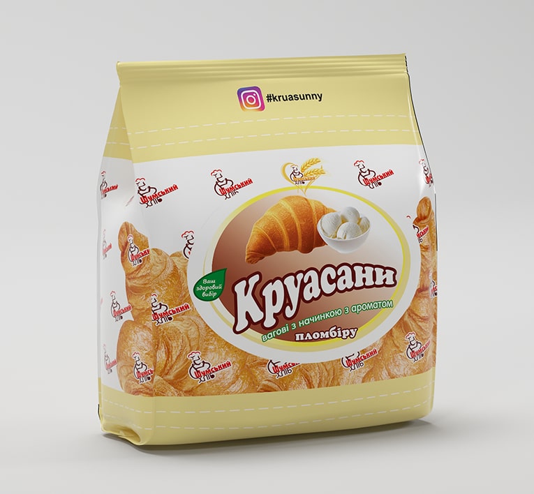Круасани Шумський хліб 210г пломбір