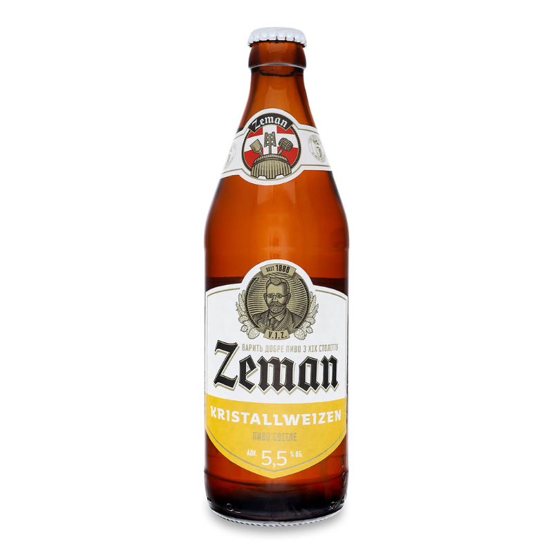 Пиво Земан 0,5л Пшеничне 5,5%