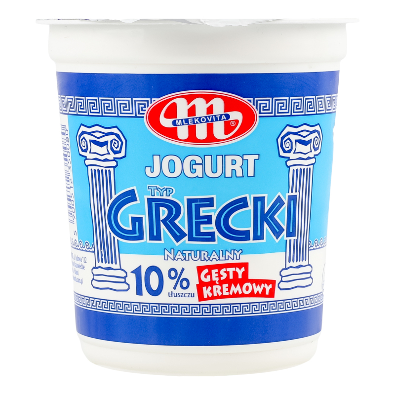 Йогурт Mlekovita 400г Грецький натур ст