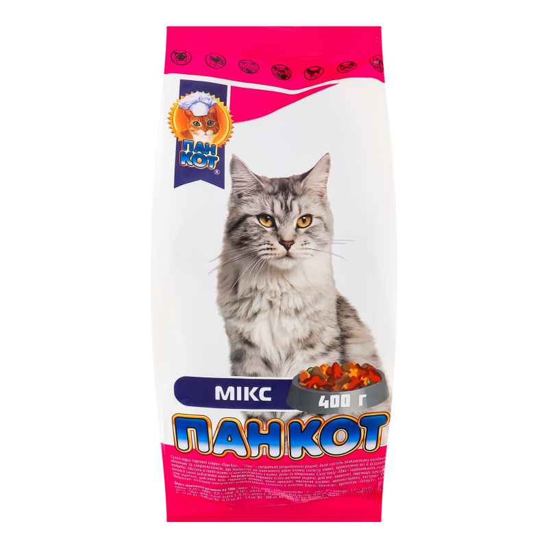 Корм Пан Кот дк 400г Мікс
