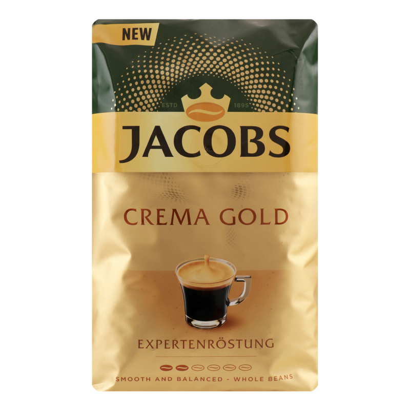 Кава Jacobs 1кг Крема в зернах