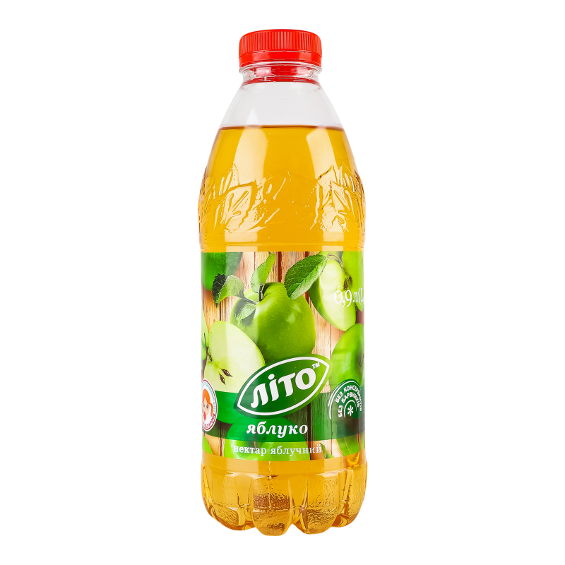 Нектар Літо 0,9л Яблуко