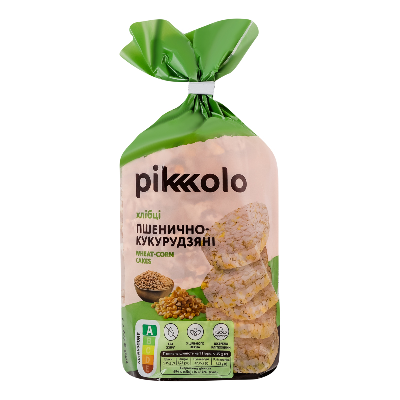 Хлібці Піколо 100г Пшенично-Кукур хруст
