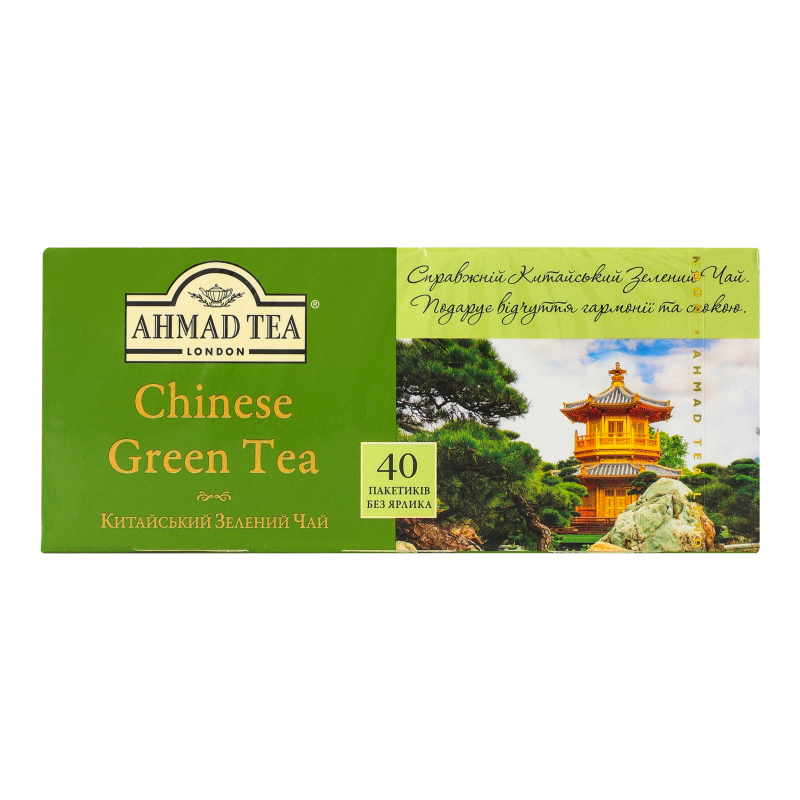 Чай AhmadЗелений 40*1,8г пакет