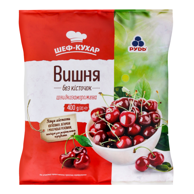 Ягоди Рудь 400г Вишня б/к