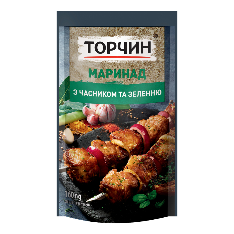 Маринад Торчин 160г З часником та зеленн