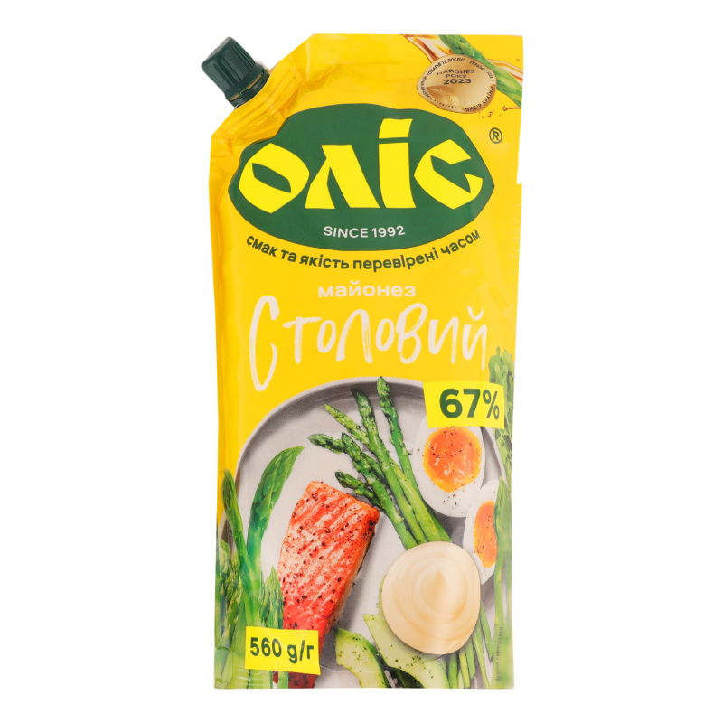 Майонез Оліс 67% 500г Столовий