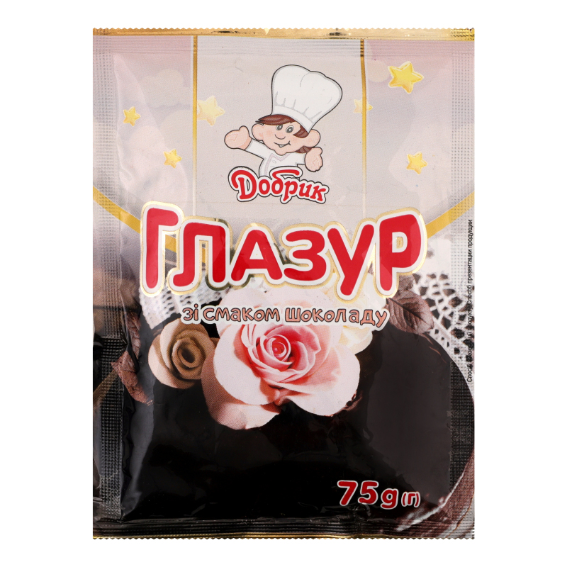 Глазур Добрик 75г шоколадна