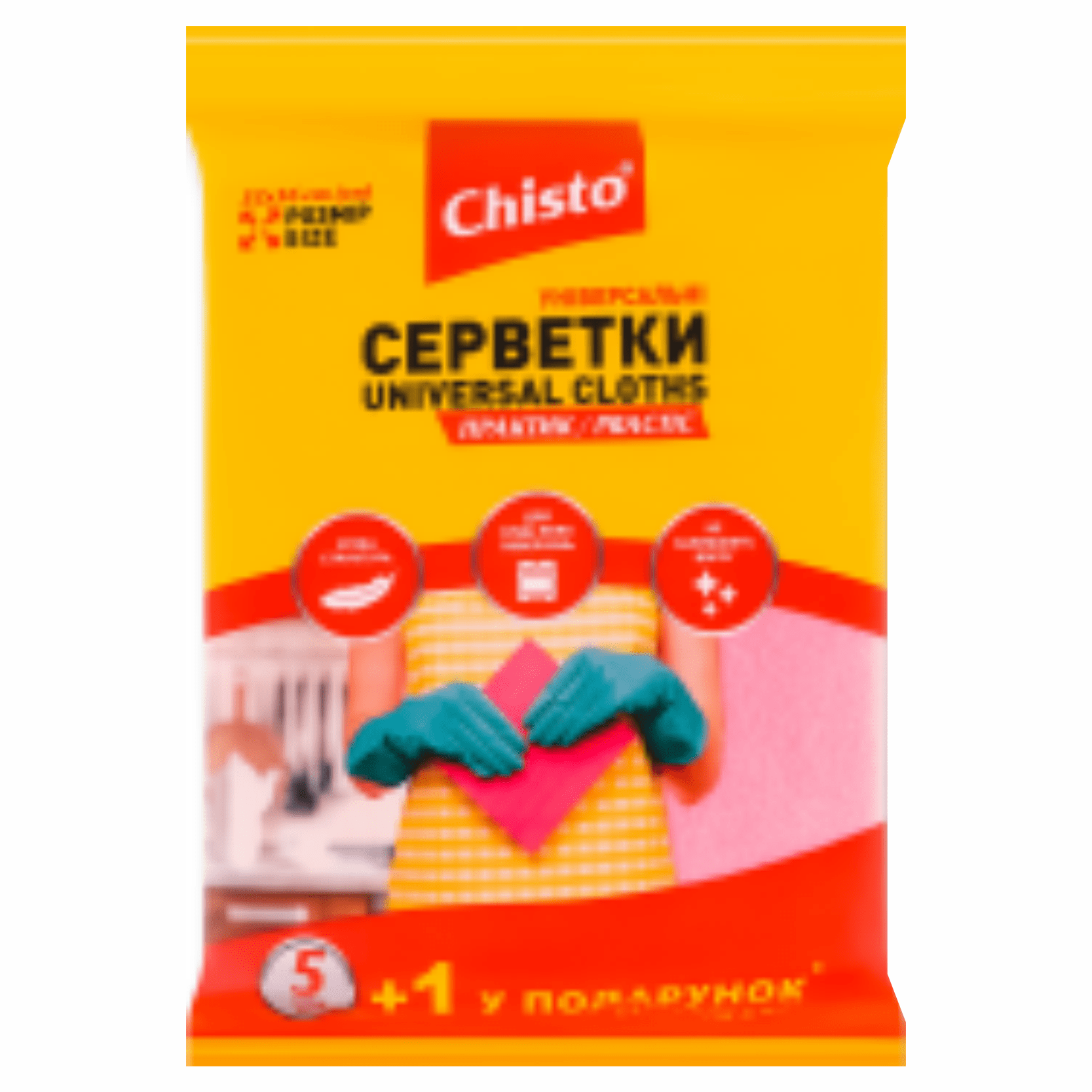 Серветки Chisto 6шт Практик