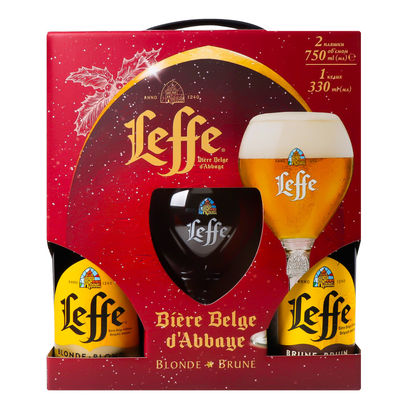 Пиво Leffe 0,75л mix 2*Bottle