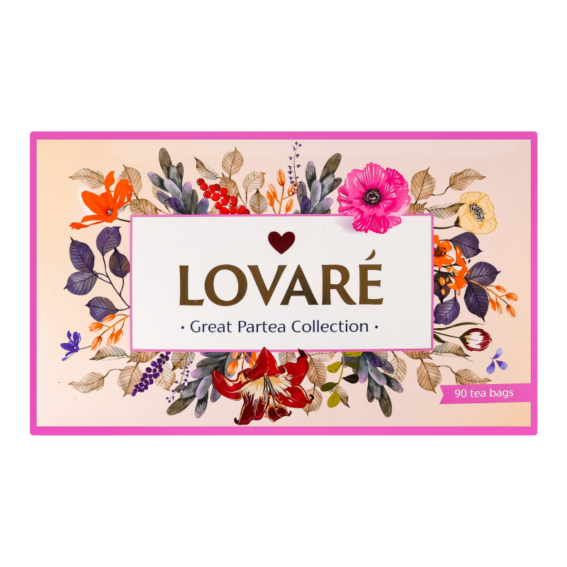 Чай набір пакLovare153,5гGreatParty18вид