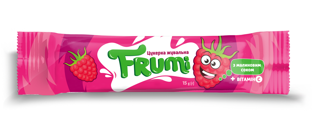 Цукерка жувальна Frumi 15г Малина