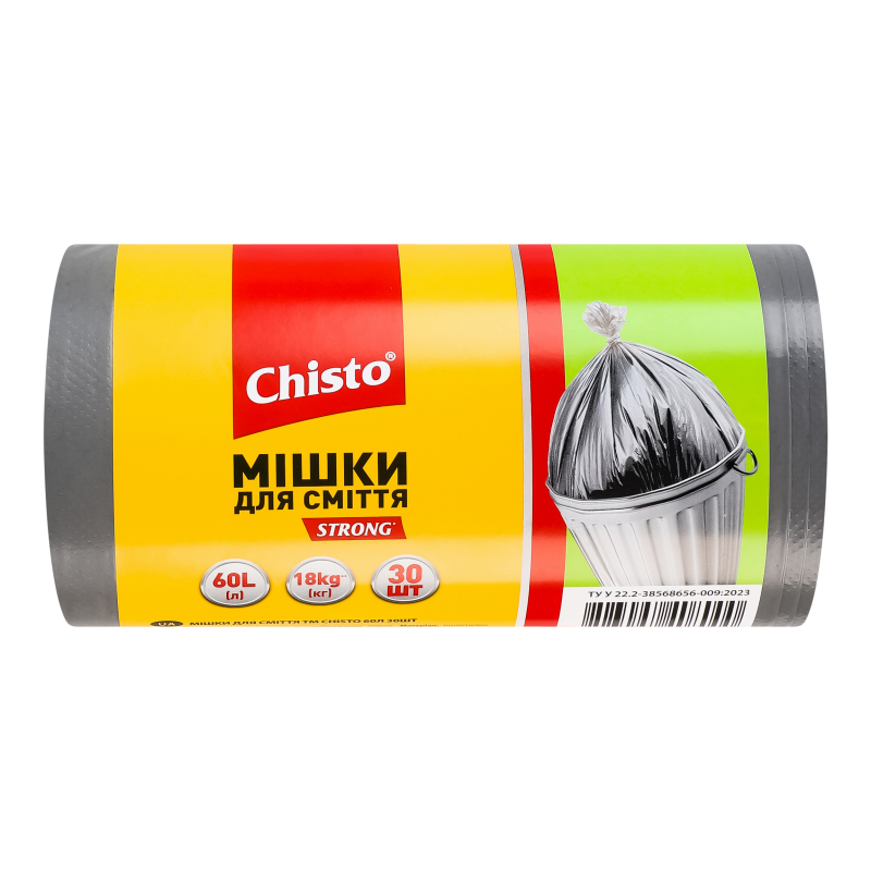 Мішки Chisto д/сміття 60лх30шт міцні