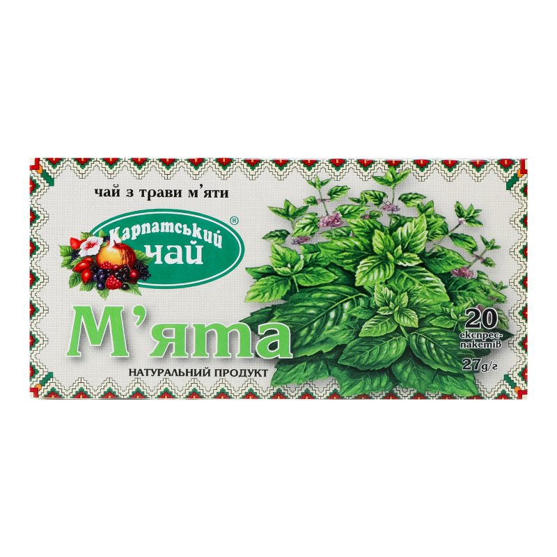 Чай Карпатський 20*1,35г Мята ф/п