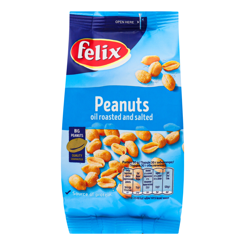 Горішки Felix 200г Арахіс солений