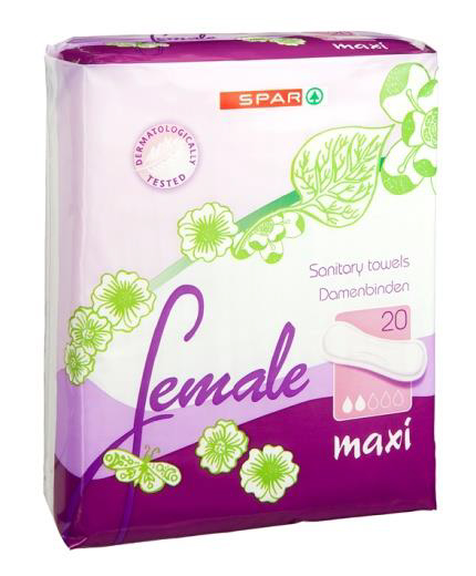 Прокладки SPAR 20шт Maxi
