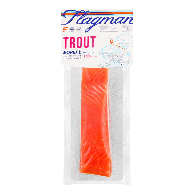 Риба Flagman с/с 130г Форель філ шмат зш