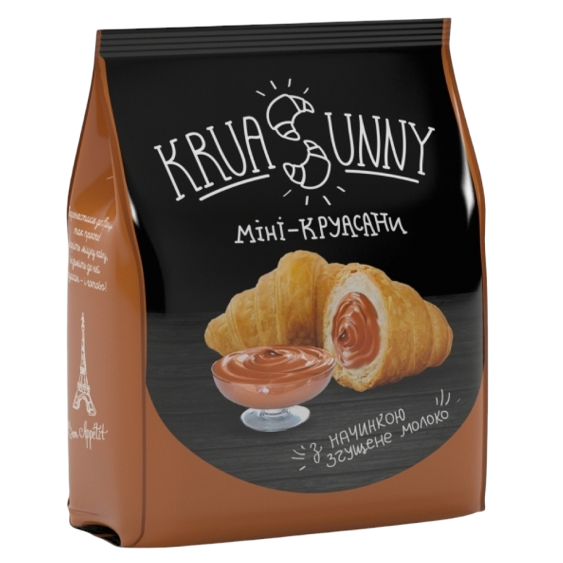 Круасани Kruasunny 185г Згущене молоко