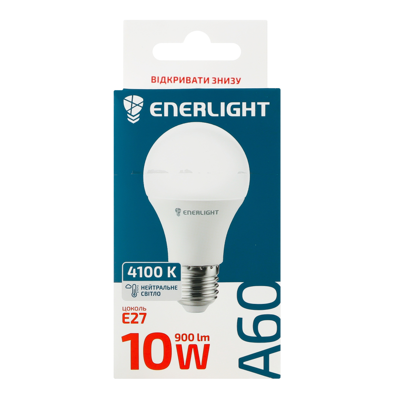 Лампа LED Enerlight A60 10Вт 4100K E27