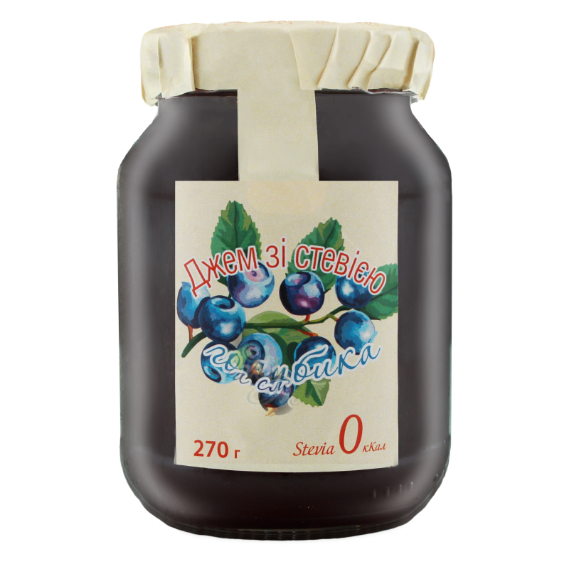 Джем Корисна Кондитер 270г Лохина стевія