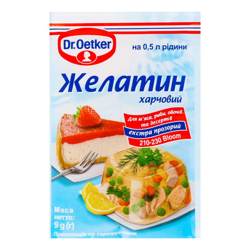 Приправа Dr.Oetker 9г Желатин