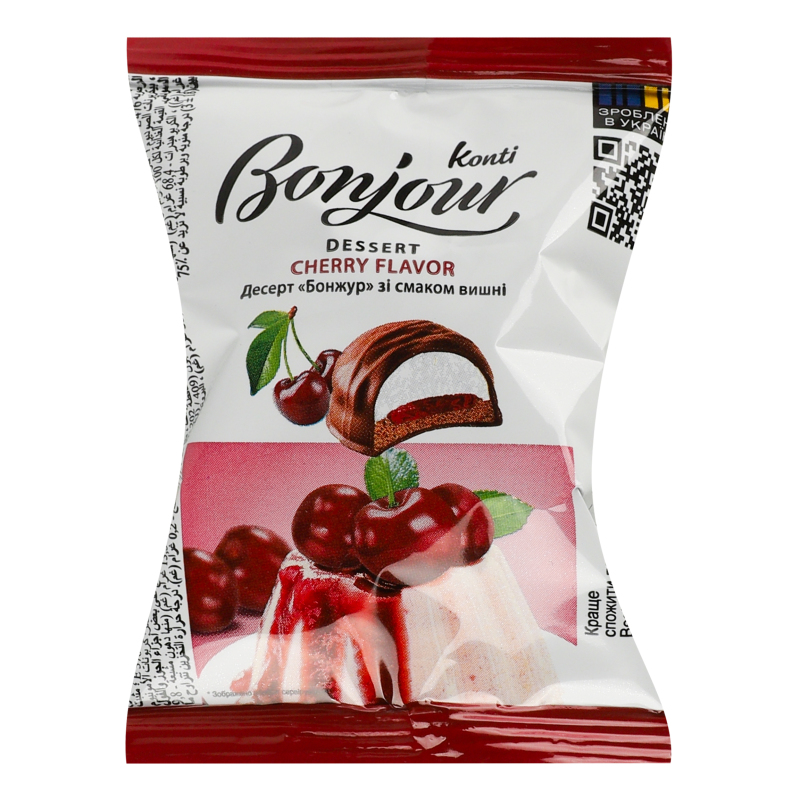 Десерт Конті Бонжур 29г Вишня
