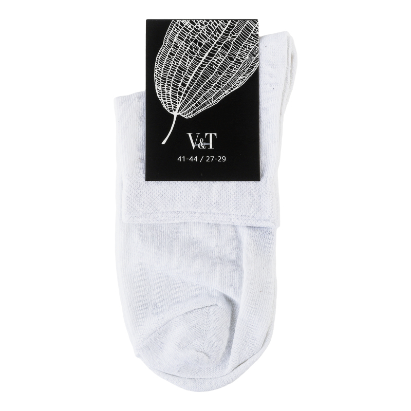 Шкарпетки V&T comfort чол 27*29 білий