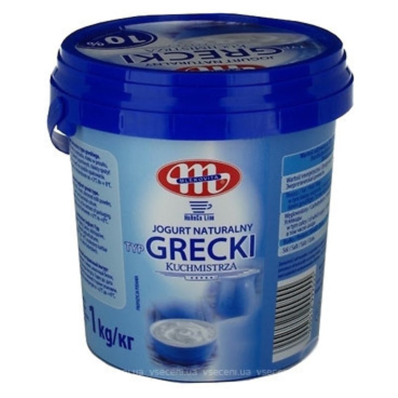 Йогурт Mlekovita 10% 1000г Грецький