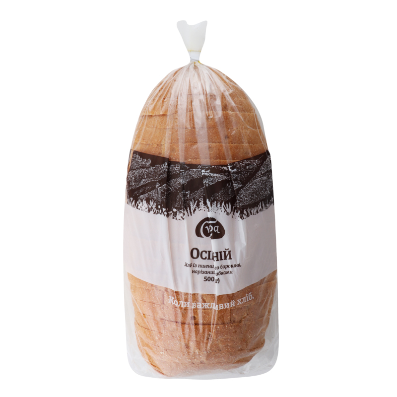 Хліб Скиба 500г Осінній різ уп