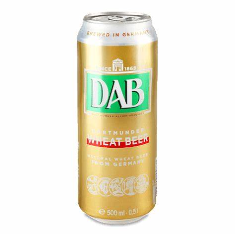 Пиво DAB 0,5л Пшеничне світле ж/б