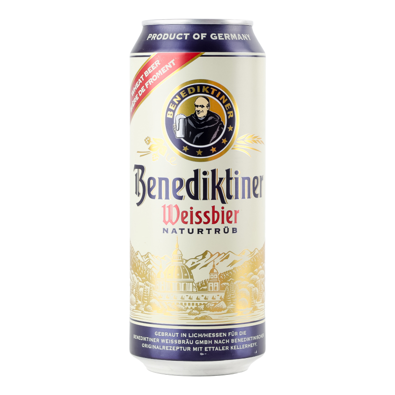 Пиво Benediktiner0,5л світле нефільт5,4%