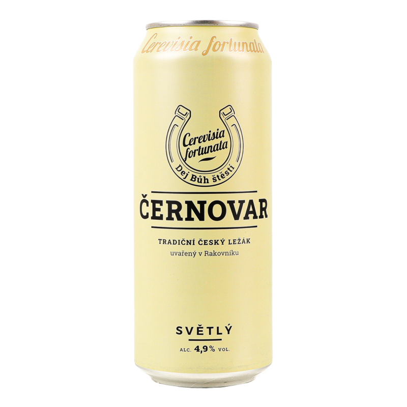 Пиво Cernovar 0,5л світле 4,9% ж/б