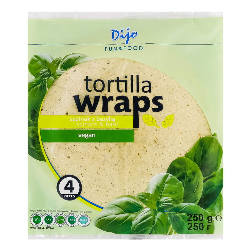 Тортилья Dijo 250г Шпинатна