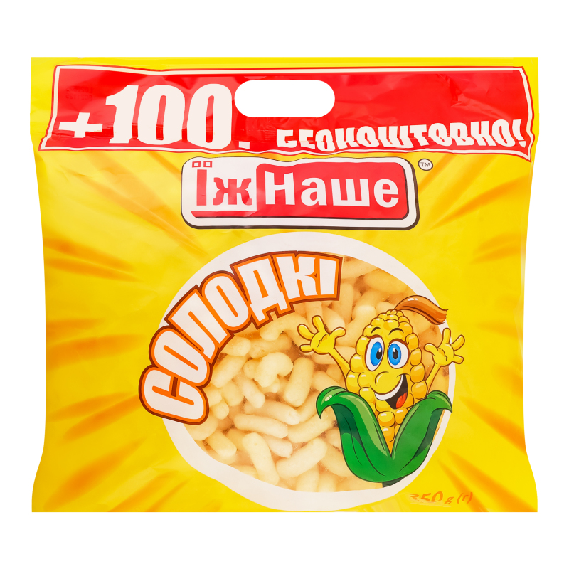 Палички кукурудзяні Їж Наше 350г Солодкі