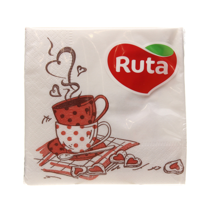 Серветки Ruta 24*24 40шт Napkins