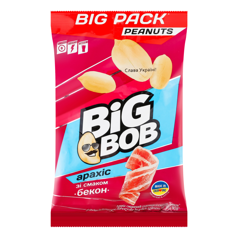 Арахіс BIG BOB 160г Бекон
