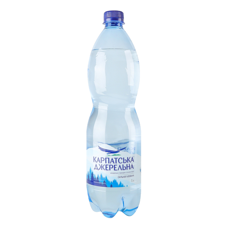 Мін вода Карпатська Джерельна 1л Гідрок